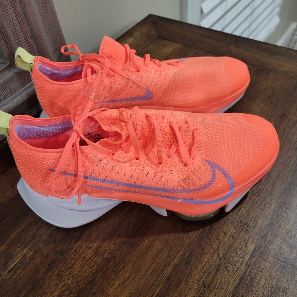 Nike Women's Air Zoom Tempo Next% Flyknit Running Sneakers With Power Pad